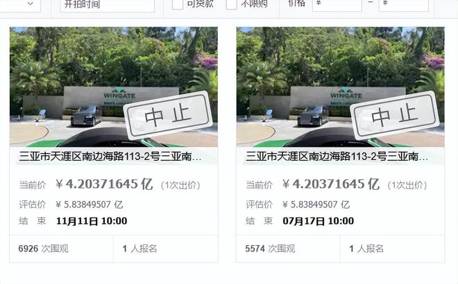 历经雷火竞技官网四次拍卖海南三亚这家高端酒店终于被人42亿元买下(图2)