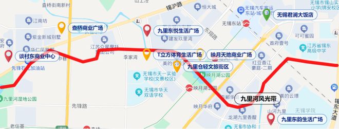 从酒店到商业锡东新城如何打造人产城融合雷火竞技官网的“九里河模式”？(图3)